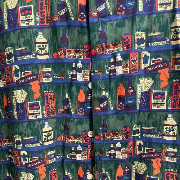 Green casual button down - Picture 2 of 3